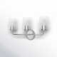 Verbena 3 Light Transparent Dimmable Vanity Light