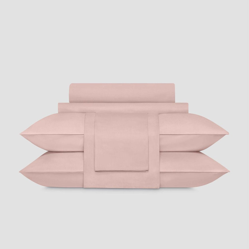 Avari Satin Flat Sheet, Pink