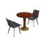 31.49 " Round Conference Table and 2 Chairs-1730925412