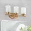 Luminaire frontal miroir en fer 3 lumières-92624149
