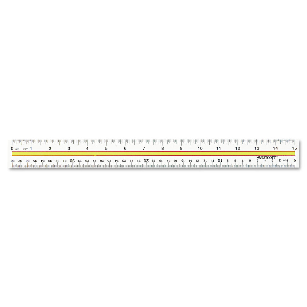 Acme United Corporation Westcott Acrylic Data Highlight Reading Ruler ...