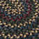 Tapis réversible en mélange de laine Aleaya - noir / gris / beige / bourgogne
