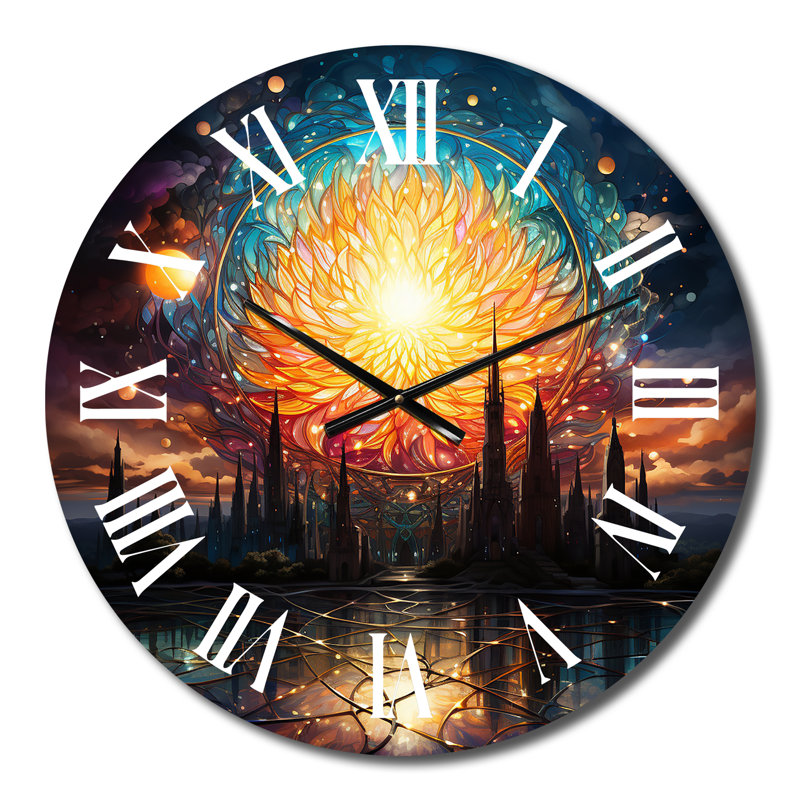 Horloge murale City of Flowers, Petit