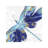 Blue Dragonfly by Eva Watts - Print on Canvas-1068834740-1047975421