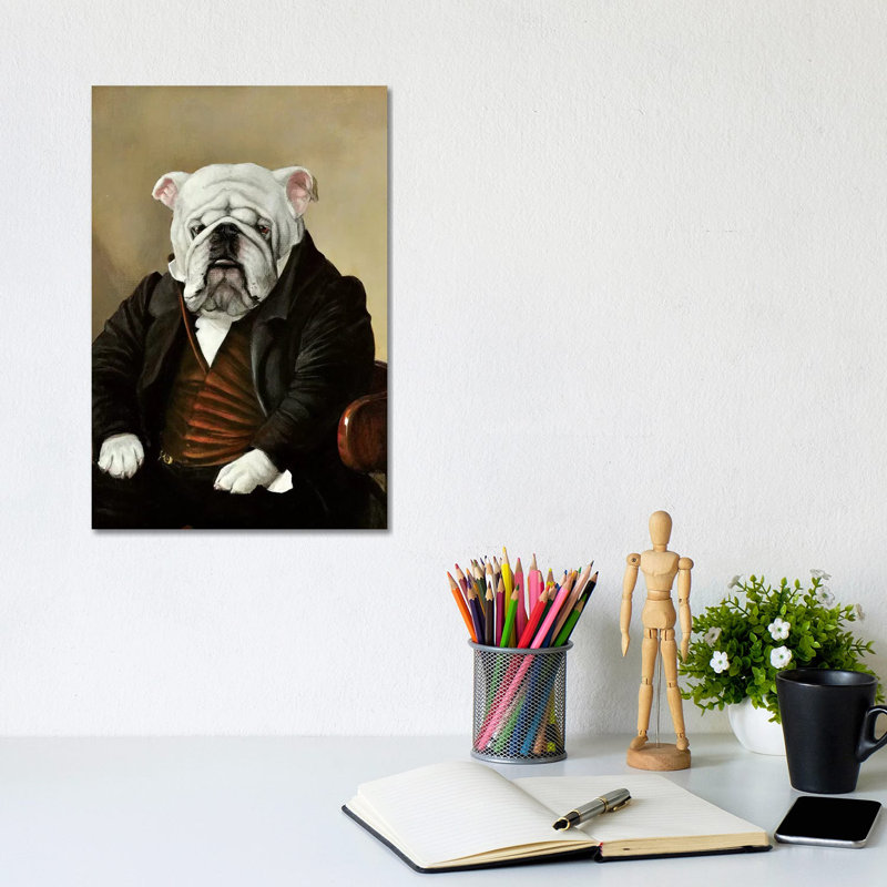 Grover by Melinda Copper - Wrapped Canvas Painting, 20.32 cm H x 30.48 cm W