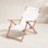Reclining Beach Chair with Cushion
