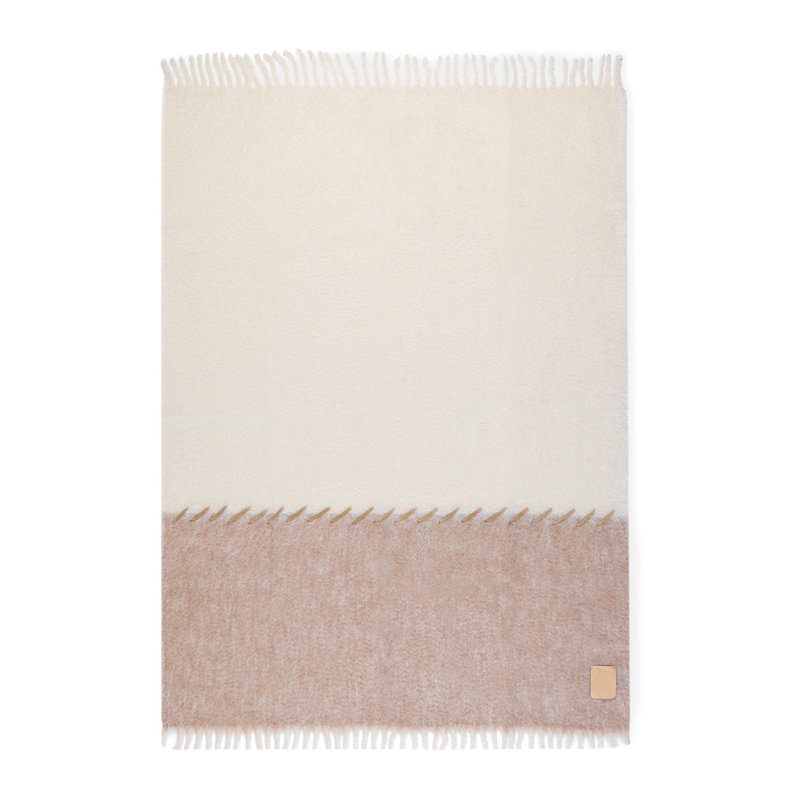 Hand Woven Blanket, Beige