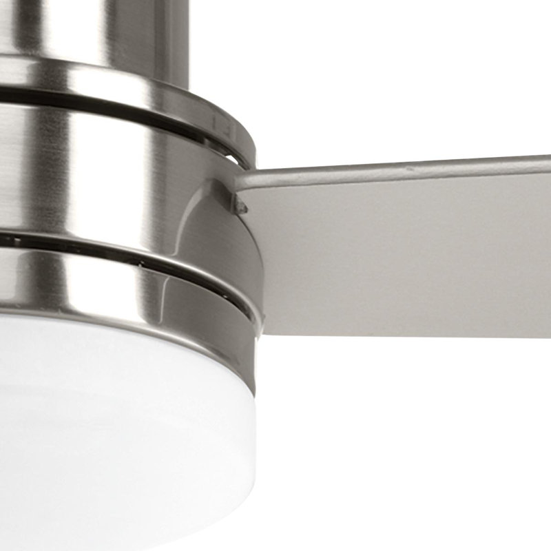 Trevina 52'' Ceiling Fan with LED Lights, Silver, Brushed Nickel