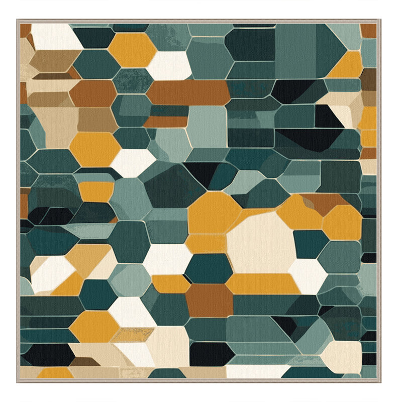 Pixel Array Rug, Square 4'