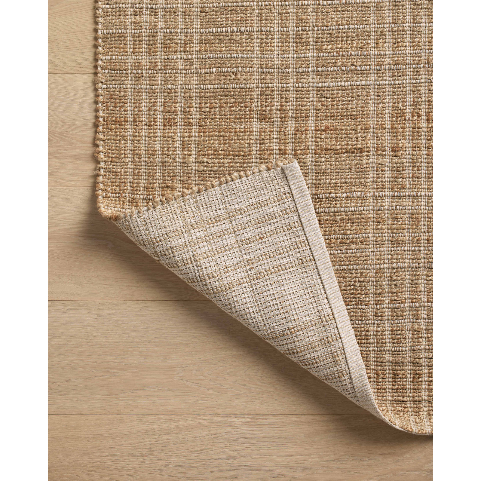 Chris Loves Julia x Loloi Judy Natural Cream Rug, Runner 2'6" x 7'6"