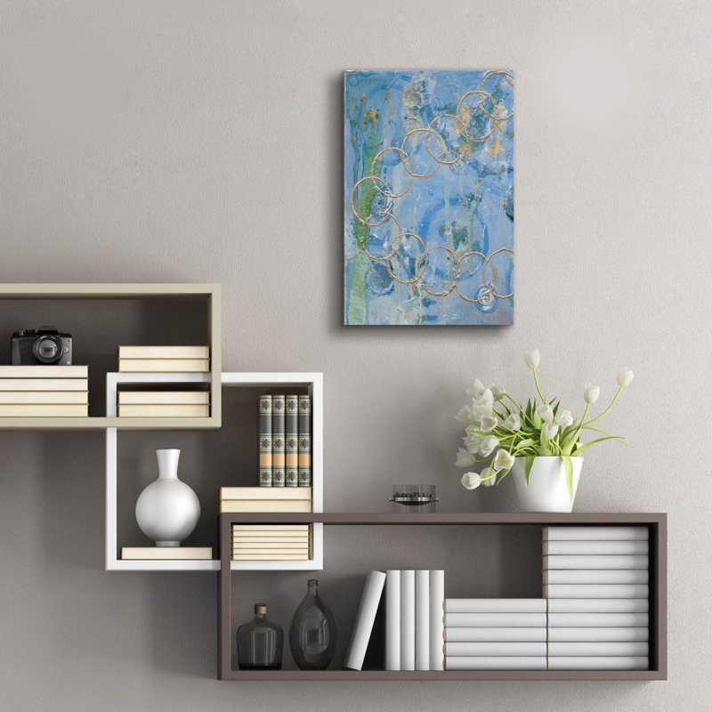  «Shoals 3» par Alicia Ludwig, art mural en verre acrylique, H 24 po x l 16 po
