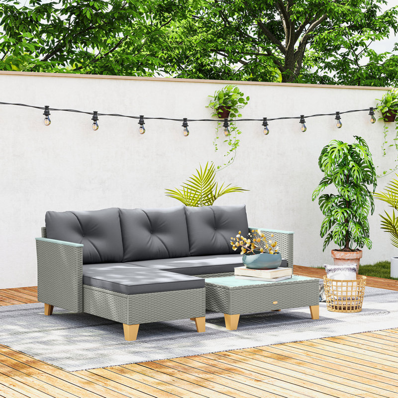 Modular Sofa, Grey, Grey