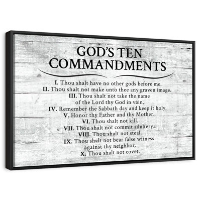 Tergel Ten Commandments Gray