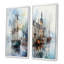 Vieux bateau de transport au port - ensemble de salon d'art mural bord de mer-770803572-770803578