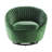 Upholstered Swivel Barrel Chair-1301299456