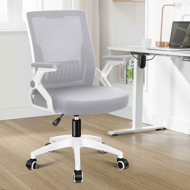Office Chair, Grey, White