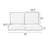 Outdoor 5'' Loveseat Seat / Back Cushion-161881472
