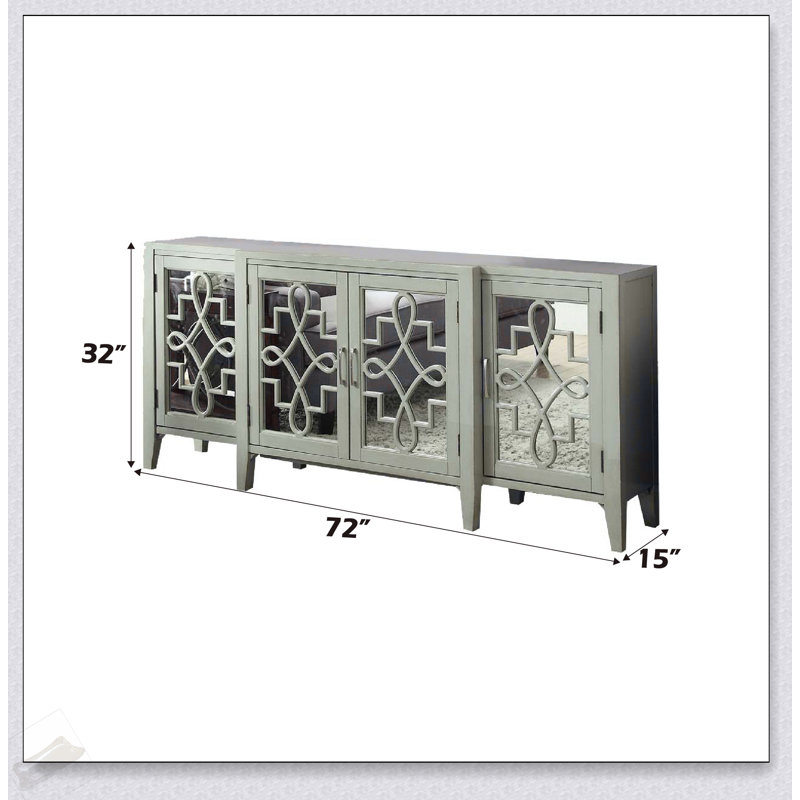 Console Kacia, Gris antique
