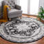 Brentwood 852 Area Rug In Black / Ivory-1793168340