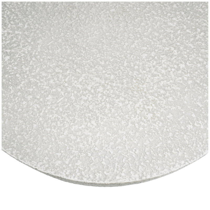 Table d'appoint MGO [plateau blanc antique + cadre en bois naturel]
