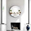 Miroir rond noir brossé Van Buren-675191306