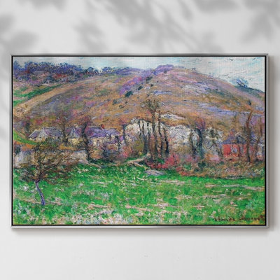 «The Village Of Falaise, Winter Landscape, 1885», reproduction d'art sur toile