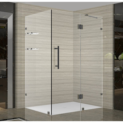 Cabine de douche rectangulaire à charnière 48 po x 72 po Avalux GS