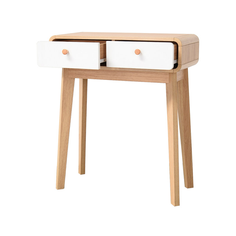 Allensby 65cm Console Table, Oak/White
