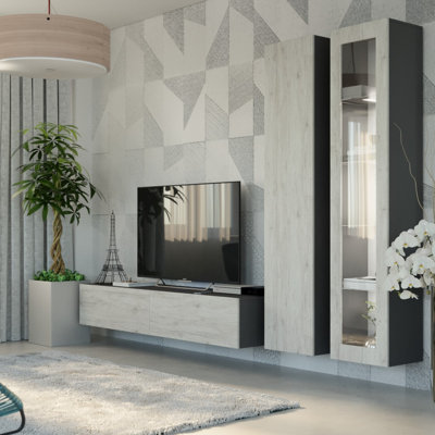 Unfinished Floating Entertainment Centre for TVs up to 48"