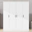 Spacious 4-Door Wardrobe with 1 Drawer-1940983239