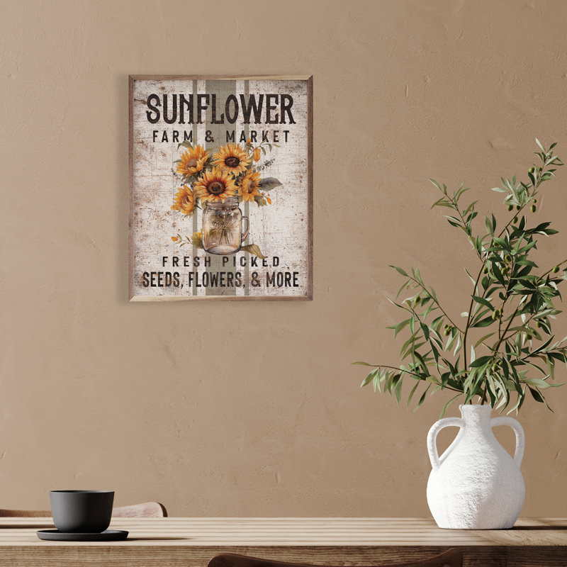 Sunflower Farm And Market, 24" W x 30"H