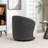 Stith Velvet Upholstered Swivel Barrel Chair-377983957
