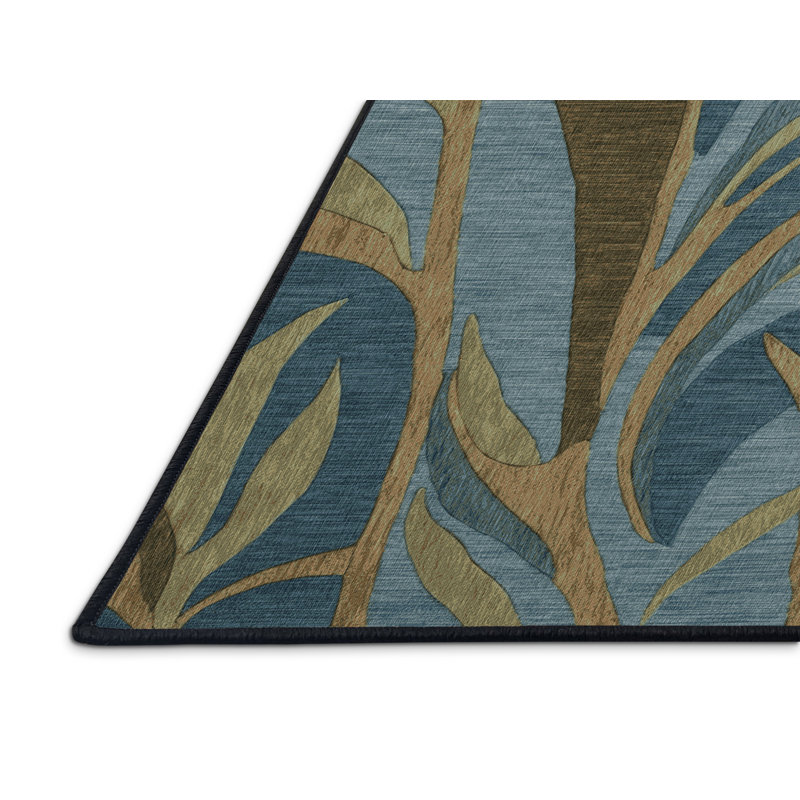 Tapis gris lavable à la machine, Rectangle 2 pi x 3 pi