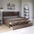 Wood Captain Bed With Trundle,Drawers-476885519-476885512