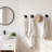 4 Pack 2.25"H Modern Stainless Steel Bathroom Wall Mounted Towel Hook-113175772