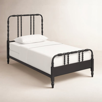 Iron Twin Bed with Spindle Headboard