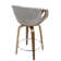 Archaimbaud Swivel Upholstered Counter Stool
