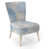 Geometric Blue Polyester Blend 1 selected