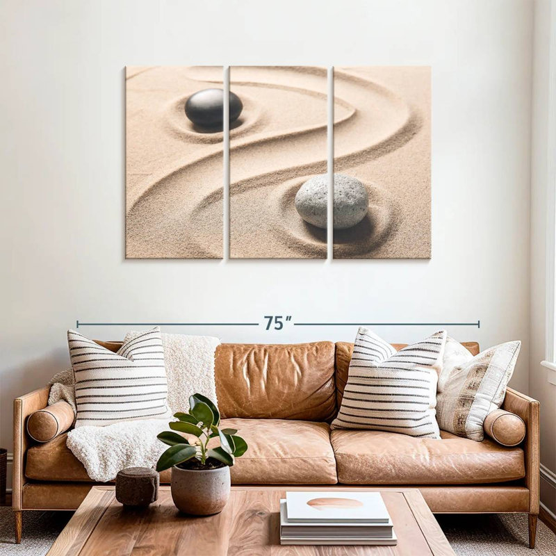 Pierres Kerrick Yin Yang, H 36 po x l 57 po
