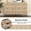 Commode double 6 tiroirs