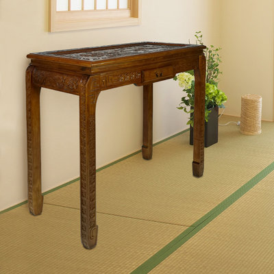 Console en bois massif de 36 po Emi-Leigh