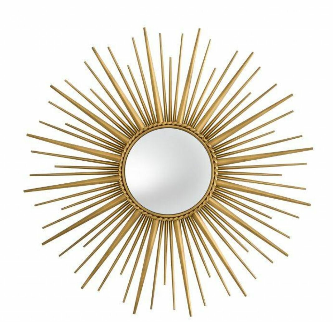 Eichholtz Helios Metal Convex Wall Mirror | Wayfair