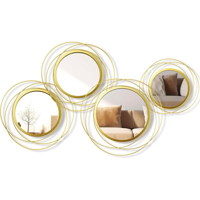 Decorative Wall Mirror Circular Modern Circular Mirror Metal