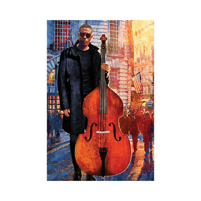 Bass 1 Piece Wrapped Canvas Painting