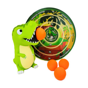 T-Rex Squeeze Popper avec cible collante