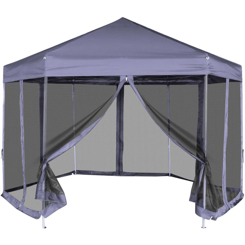 Eawood 3.5 x 3m Steel Party Tent, Dark Blue