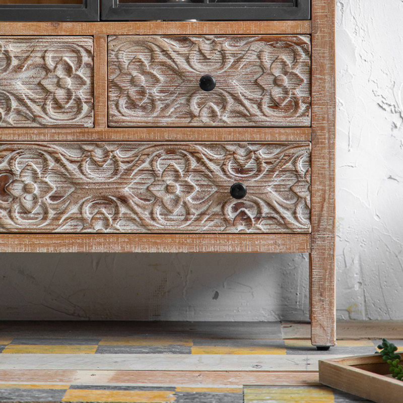 Walnut Solid Wood Display Cases