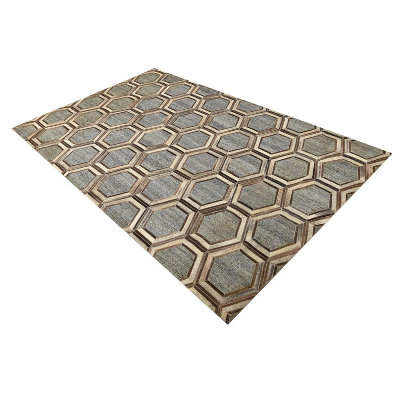 Tapis gris Ortega
