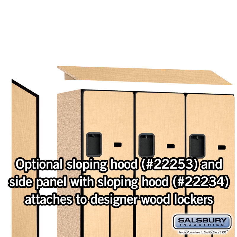 Maple Extra Wide Double Tier Lockable Gym Locker