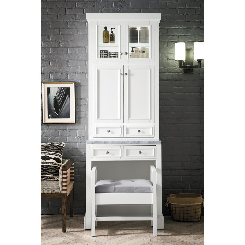 Kewstoke 31.38" H Freestanding Bathroom Cabinet